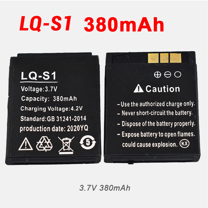 Watch V8 - 380mAh LQ S1 LQS1 배터리 3.7V