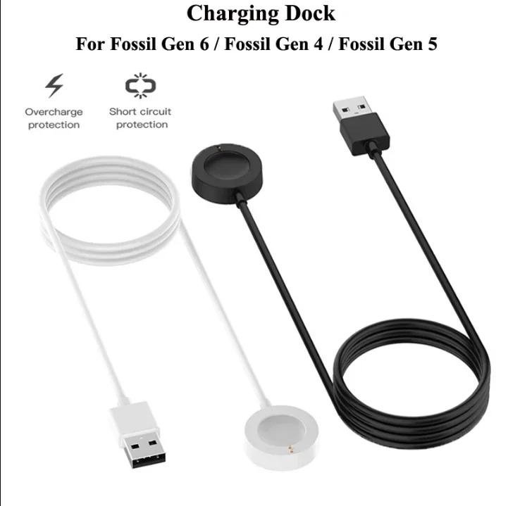 Fossil Watches Smartwatch Charger - USB 마그네틱 고속 충전 도크 (Fossil