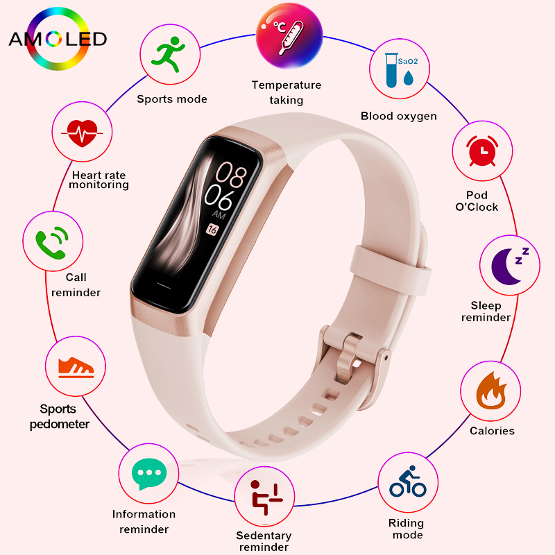 Watches Ladies Smartwatch - FOXBOX 스마트 워치 남성 패션 시계,