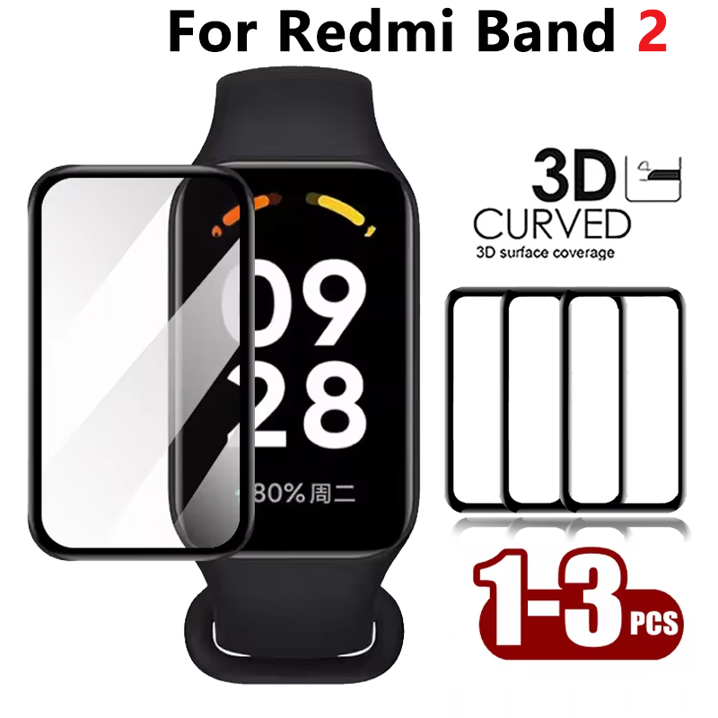 Smartwatch Watches Xiaomi - Redmi Band 2 용 1-3pcs 3D