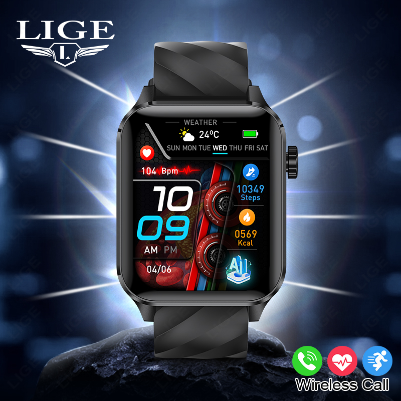 Smartwatch Iphone Watches For Women - LIGE 새로운 블루투스 통화 스마트 시계