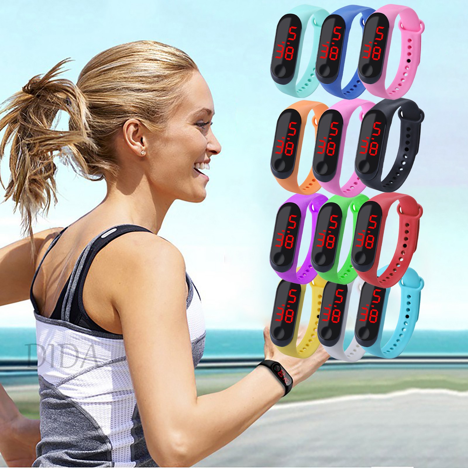 Smartwatch Watches Digital - 스포츠 야외 전자 시계, 캐주얼 팔찌,
