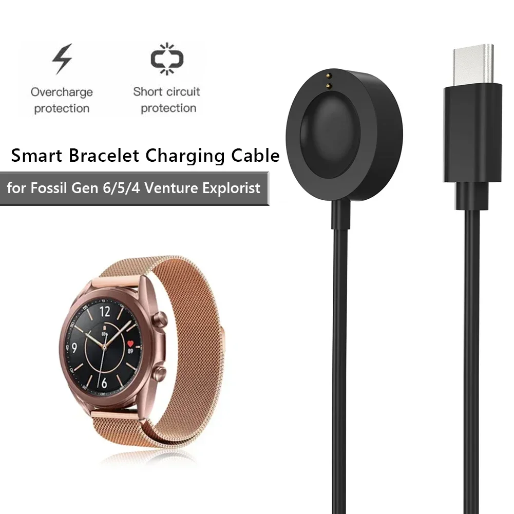 Fossil Watches Smartwatch Charger - 1M USB 타입-C 마그네틱 고속 충전