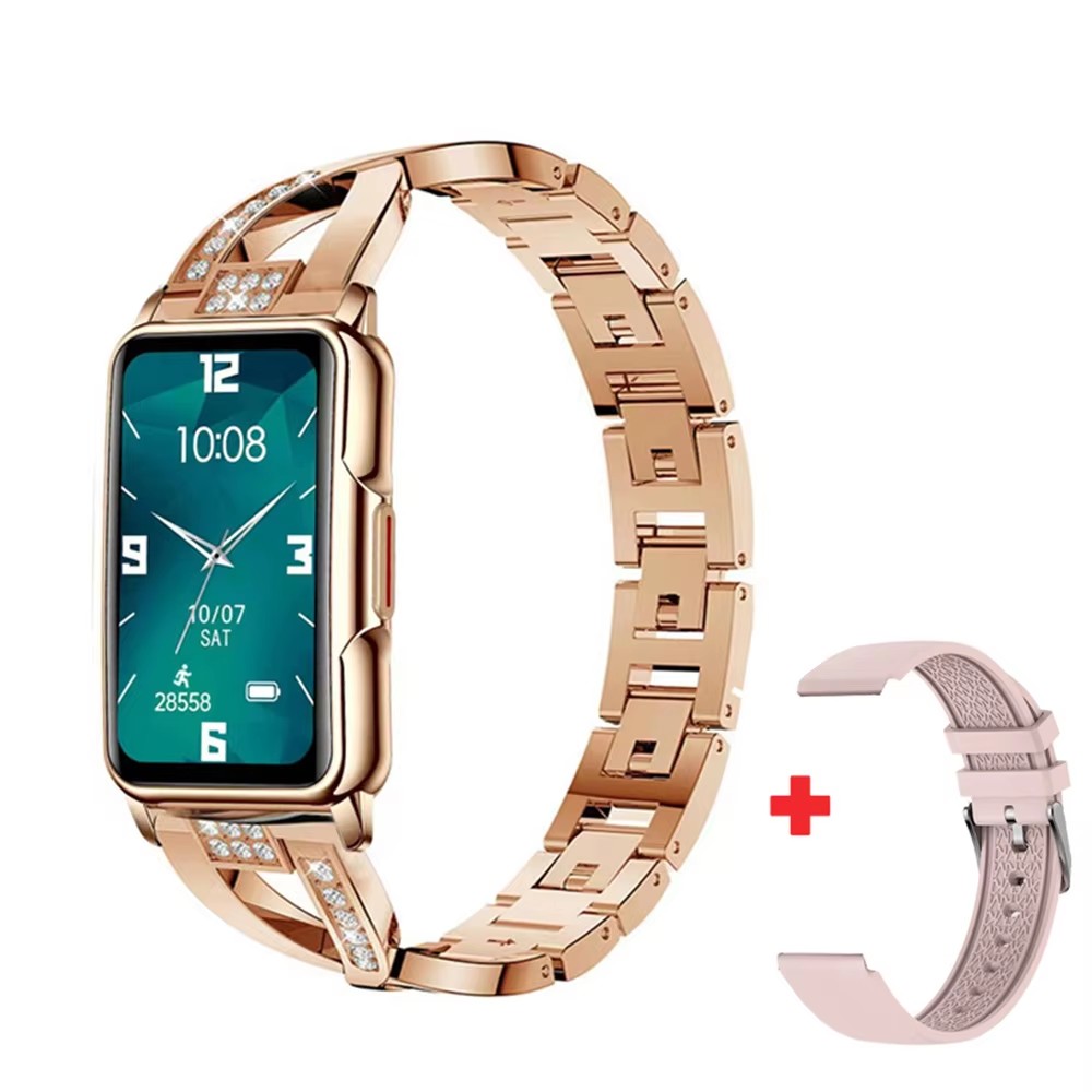 Smartwatch Ladies Watches For Women - 여성용 스마트워치, 고급 다이아몬드 시계, 심박수
