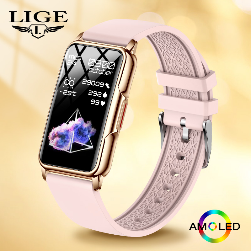 Watches Ladies Smartwatch - LIGE 만보계 블루투스 통화 스마트워치 음악