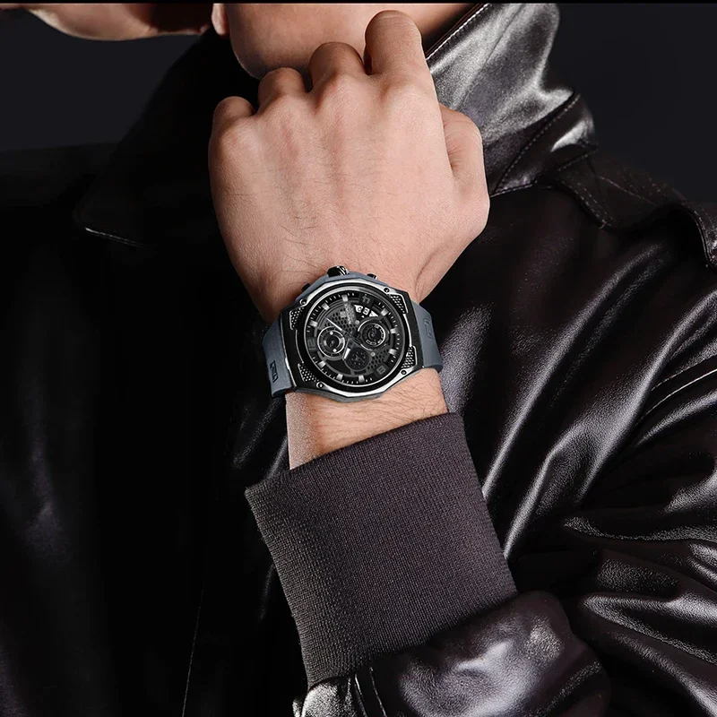NAVIFORCE NF8051T 럭셔리 디자인 남성용  - Silicone Sport Band 리뷰 및 가격