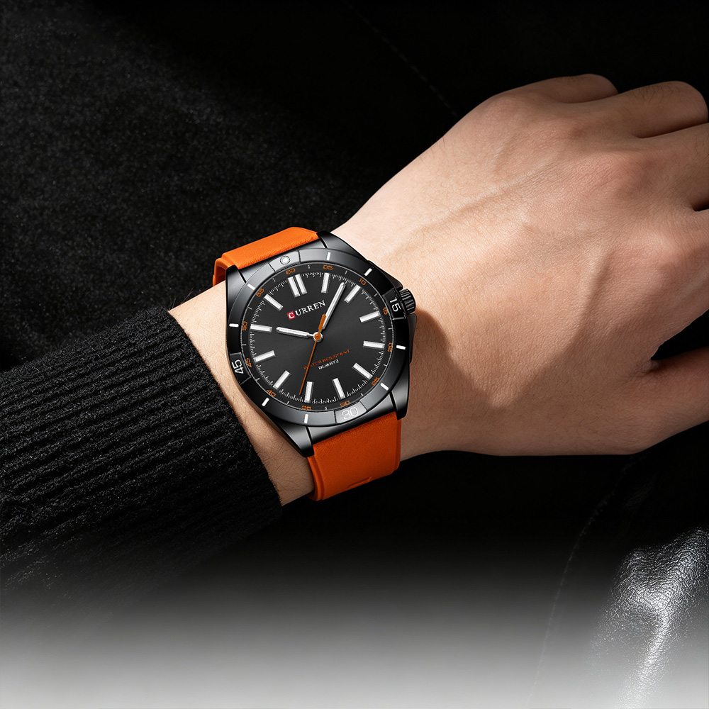 커렌 남성 미니멀리스트 스포츠 쿼츠 시계 실리콘 밴드  - Silicone Sport Band 리뷰 및 가격