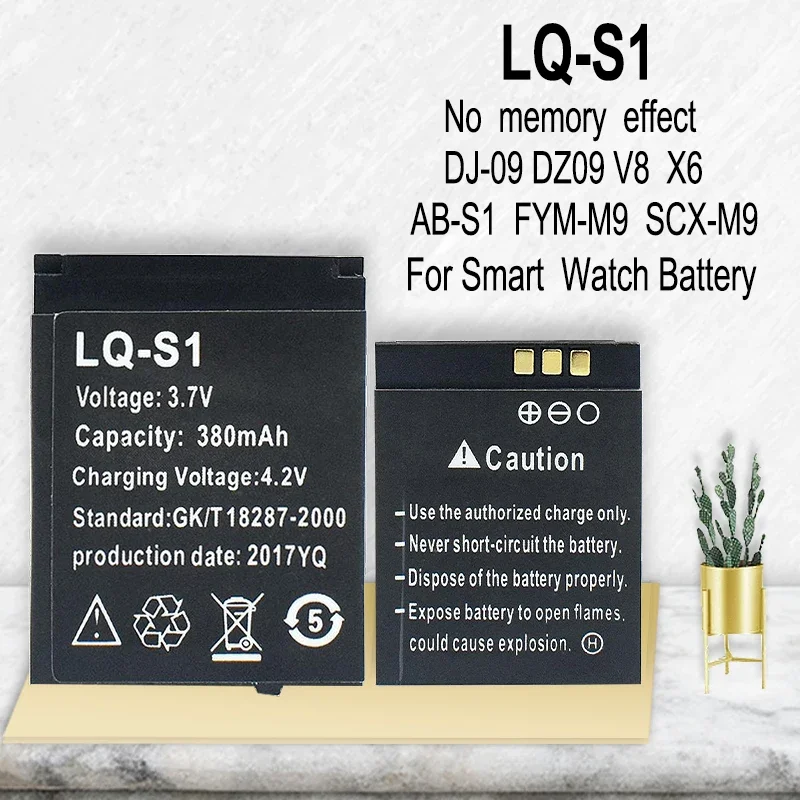 1-100PCS LQS1 3.7V 380mAh 스마트  - Watch V8 리뷰 및 가격
