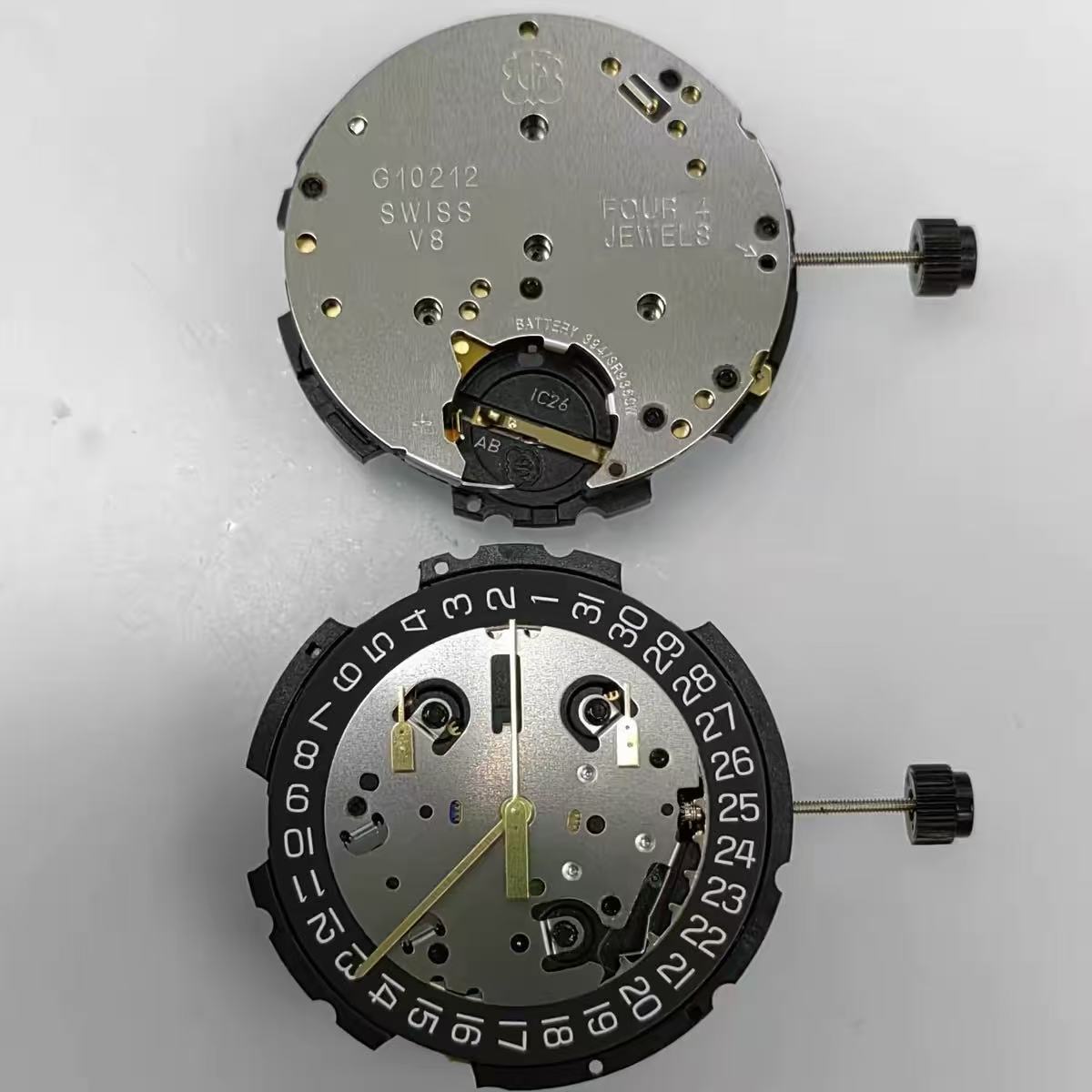 스위스 ETA G10.212 V8 쿼츠 무브먼트 블랙  - Watch V8 리뷰 및 가격