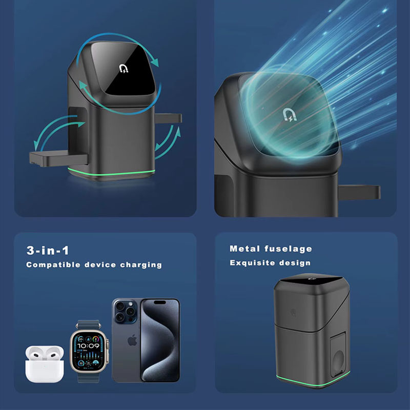 Praiser 25W Qi2 접이식 터치 자동 회전 마 - Smartwatch Watches Xiaomi 리뷰 및 가격