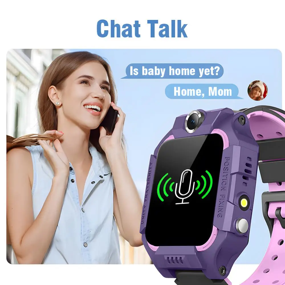 새로운 어린이용 2G 스마트워치 SOS LBS 트래커  - Smartwatch Watches Digital 리뷰 및 가격
