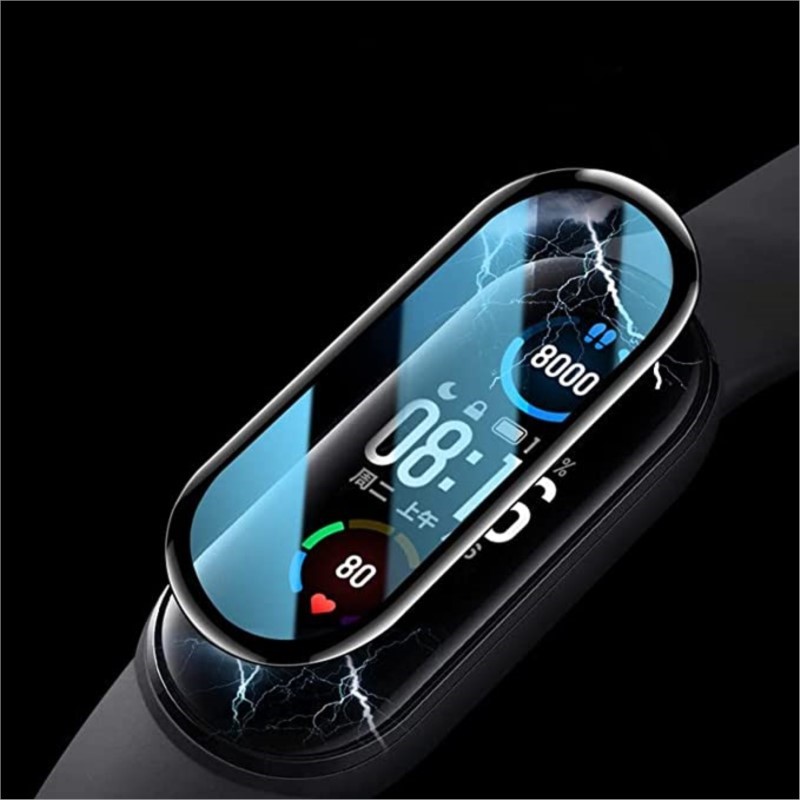 Xiaomi 미밴드 6 7 Miband 소프트 유리 보 - Smartwatch Watches Xiaomi 리뷰 및 가격