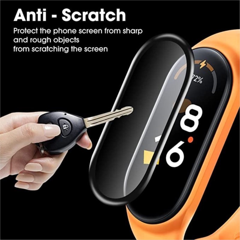 Xiaomi 미밴드 6 7 Miband 소프트 유리 보 - Smartwatch Watches Xiaomi 리뷰 및 가격