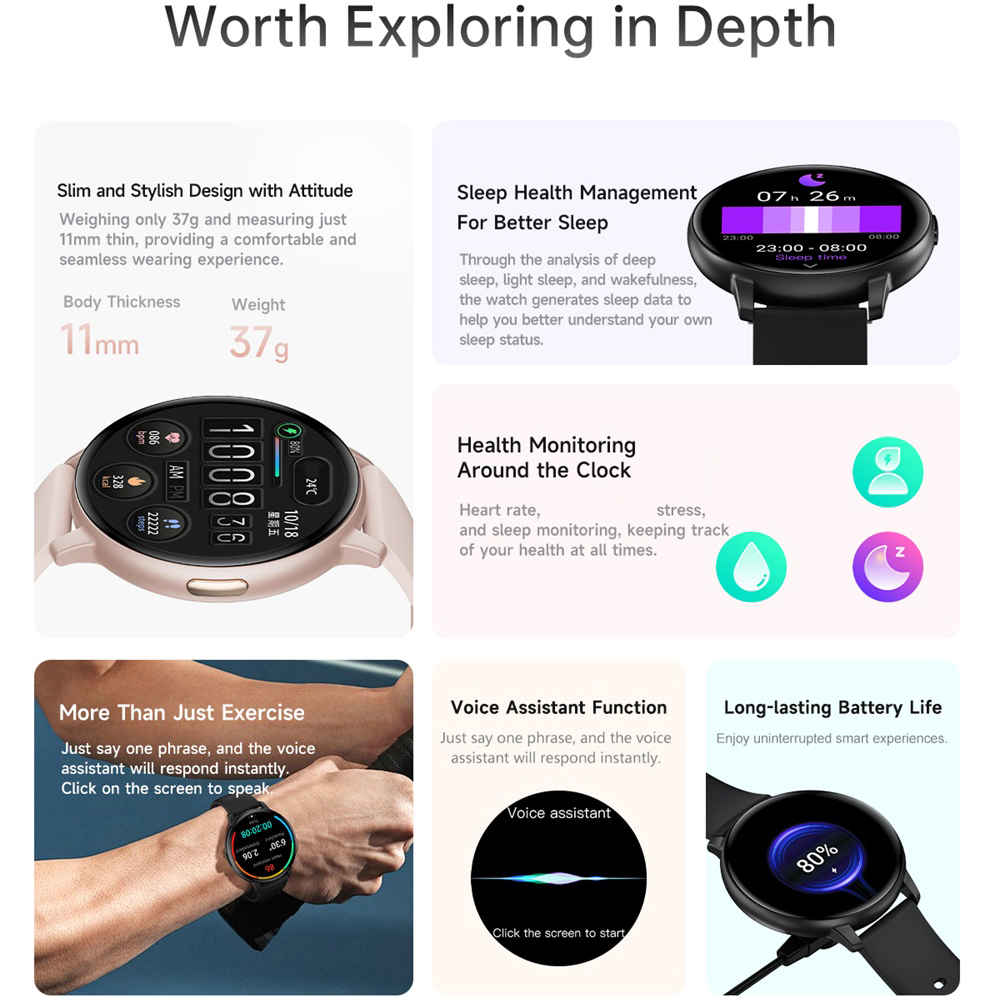 BT 콜 스마트워치 여성 스포츠 피트니스 트래커 방수  - Smartwatch Ladies Watches For Women 리뷰 및 가격