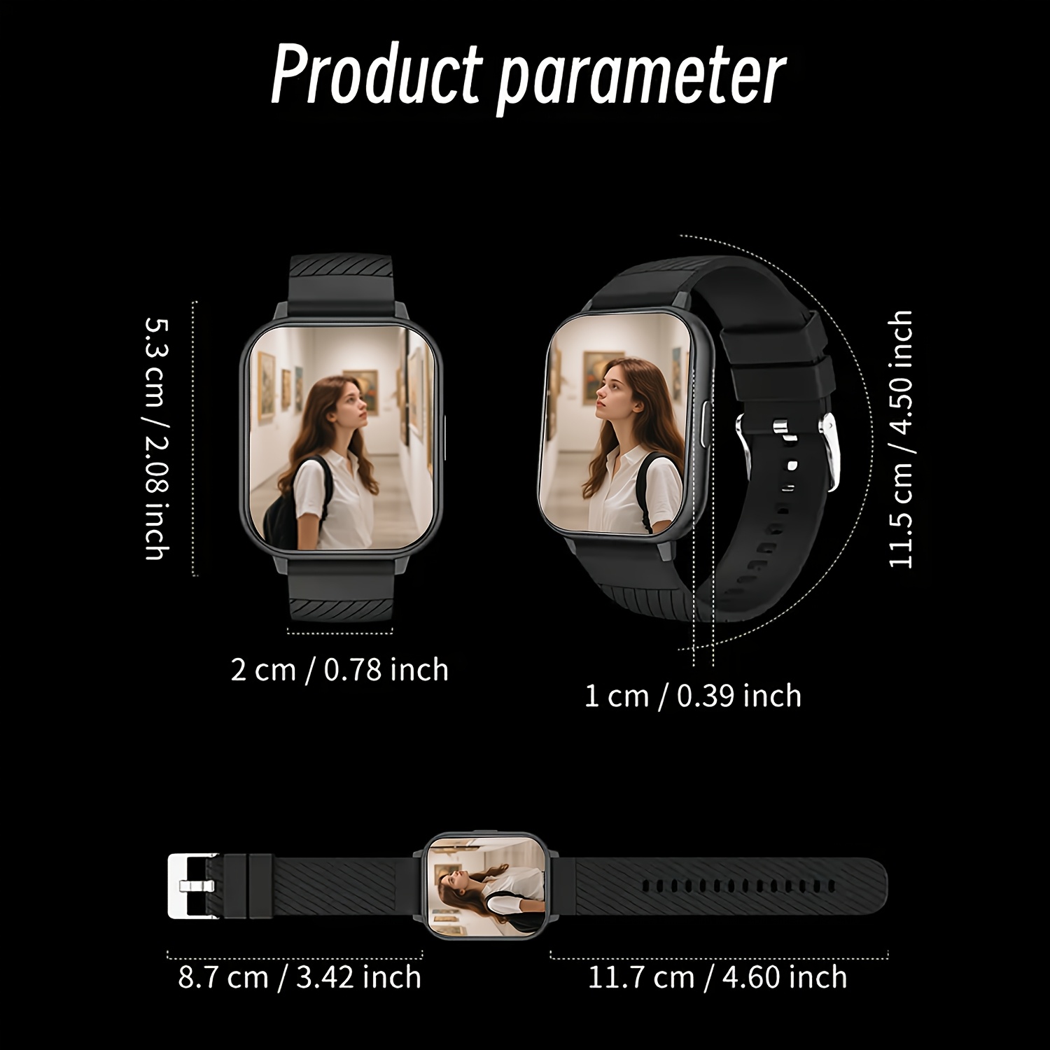 스포츠 스마트 워치, 1.83인치 풀 터치 스크린 디스 - Smartwatch Iphone Watches For Women 리뷰 및 가격