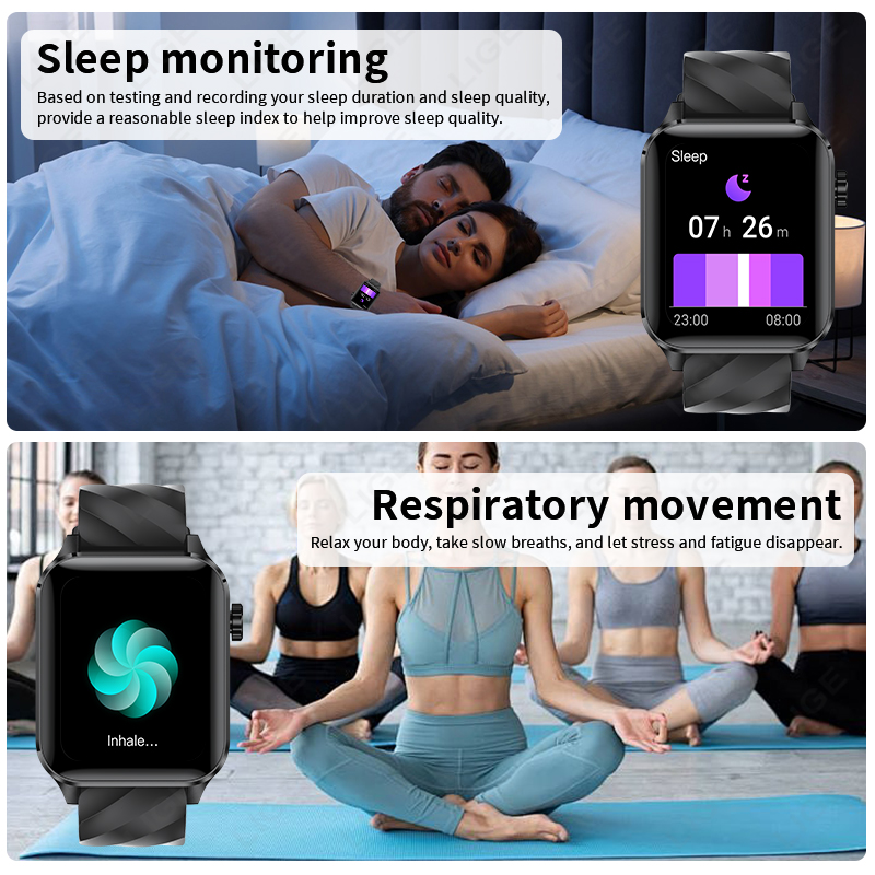LIGE 새로운 블루투스 통화 스마트 시계 여성 손목  - Smartwatch Iphone Watches For Women 리뷰 및 가격