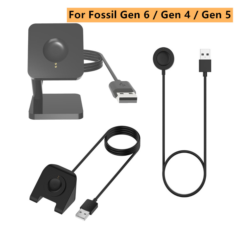 1M USB 자기 빠른 충전 충전기 독 화석 Gen 6 - Fossil Watches Smartwatch Charger 리뷰 및 가격