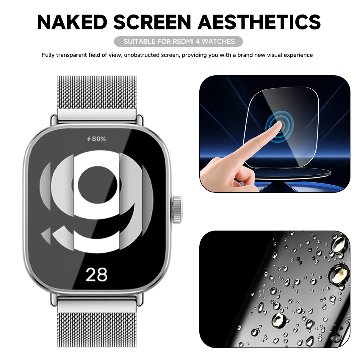 샤오미 레드미 워치 5 용 강화 유리, 액티브 스마트  - Smartwatch Watches Xiaomi 리뷰 및 가격