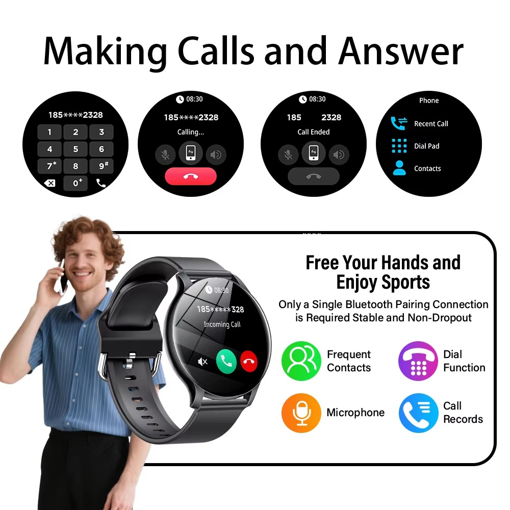 2025 새로운 스마트워치 심박수 수면 건강 모니터 블 - Watches Ladies Smartwatch 리뷰 및 가격