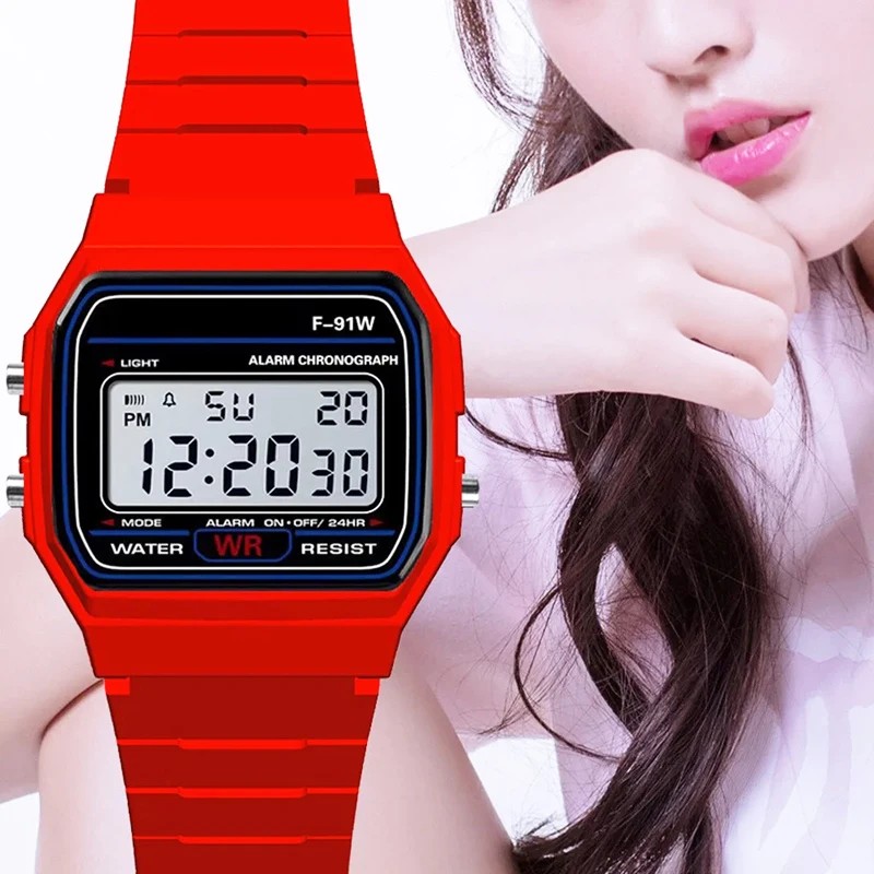 남성 여성을위한 스포츠 LED 디지털 시계 어린이 간단 - Silicone Sport Band 리뷰 및 가격