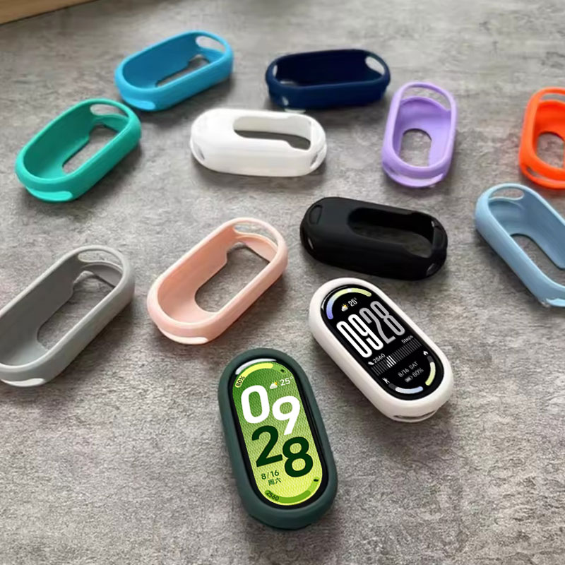 샤오미 스마트 밴드 10용 실리콘 스트랩+시계 케이스, - Smartwatch Watches Xiaomi 리뷰 및 가격