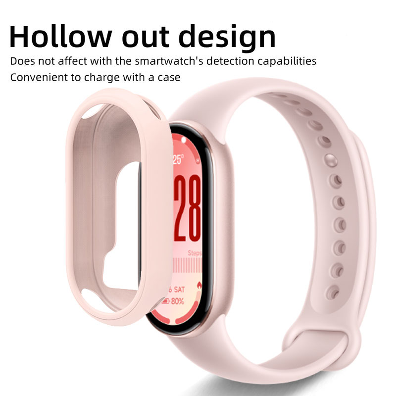 샤오미 스마트 밴드 10용 실리콘 스트랩+시계 케이스, - Smartwatch Watches Xiaomi 리뷰 및 가격