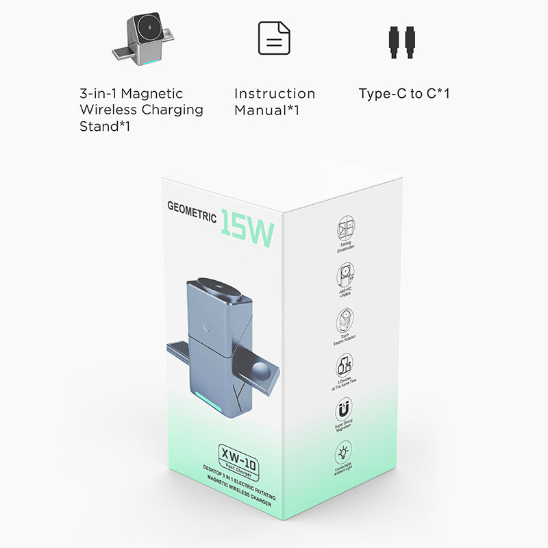 15W 터치 회전식 마그네틱 멀티 기능 3 in 1 무 - Smartwatch Watches Xiaomi 리뷰 및 가격