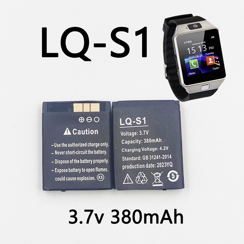 LQ-S1 3.7V 380mAh 스마트 시계 배터리 D - Watch V8 리뷰 및 가격