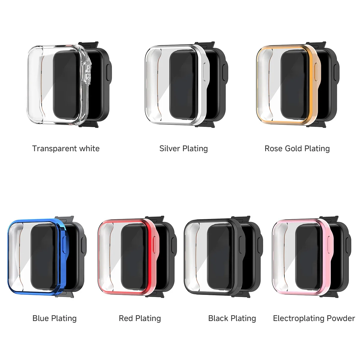 Xiaomi Mi Watch Lite 용 케이스 Red - Smartwatch Watches Xiaomi 리뷰 및 가격