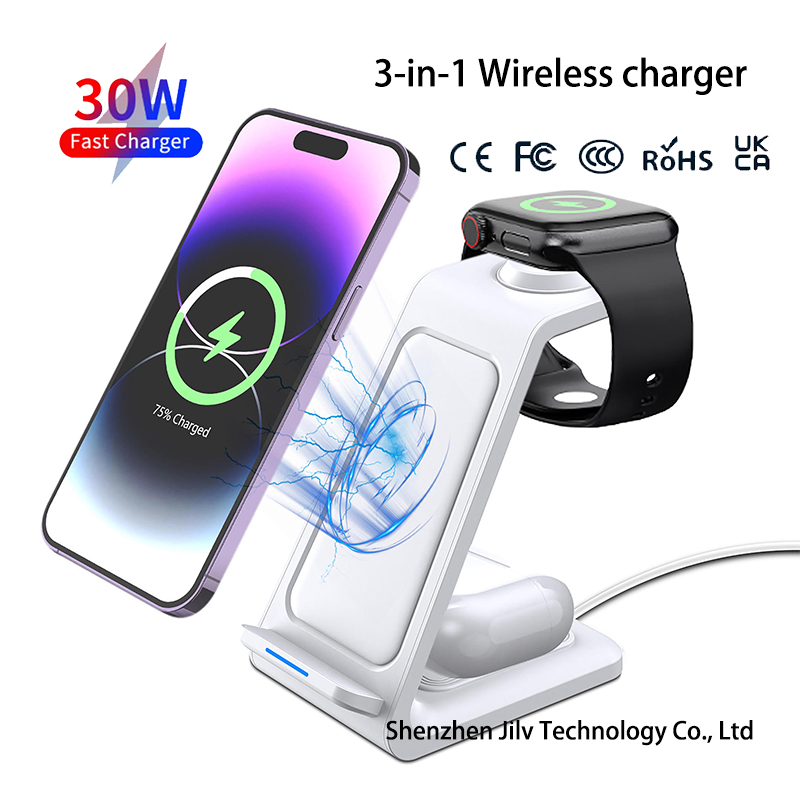 15W 3 in 1 무선 충전 스탠드 독 아이폰 삼성  - Smartwatch Watches Xiaomi 리뷰 및 가격